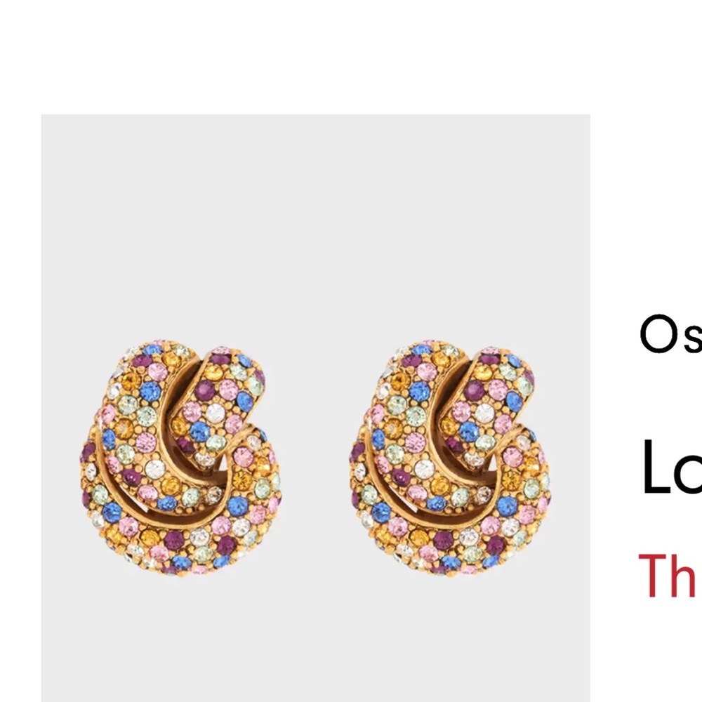 Oscar de la Renta Love Knot Earring (ONE)
